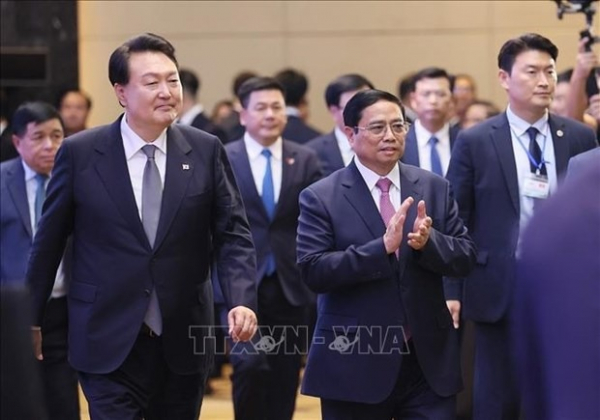 Vietnamese, RoK leaders attend Vietnam-RoK business forum -0