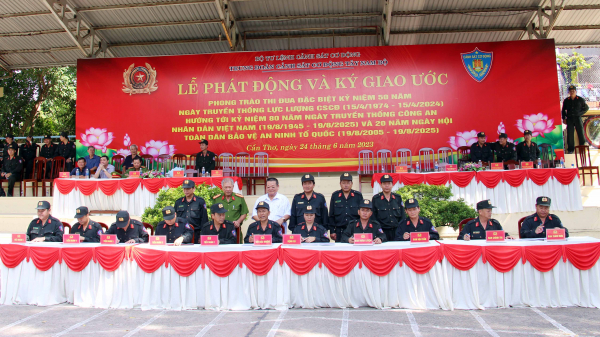 Trung đoàn CSCĐ Tây Nam Bộ phát động phong trào thi đua đặc biệt -0