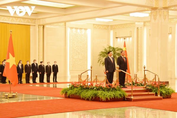 Welcome ceremony held for Vietnamese PM in China -0