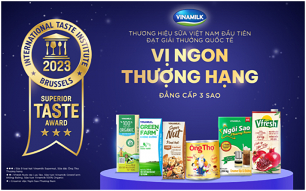 Lần đầu tiên các sản phẩm sữa Việt Nam nhận được “3 sao” cho vị ngon -0