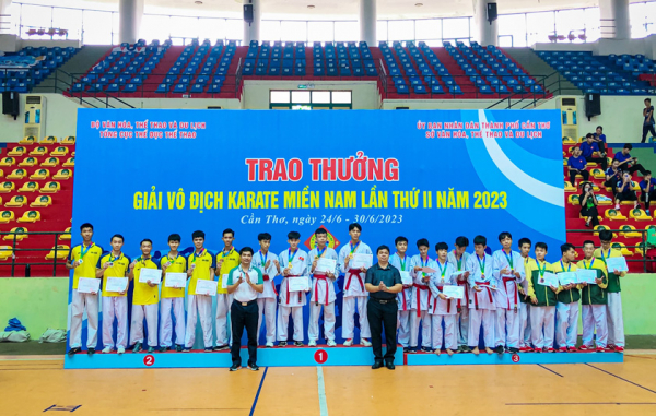 Bình Dương đạt 6 huy chương vàng tại giải vô địch Karate miền Nam năm 2023 -2
