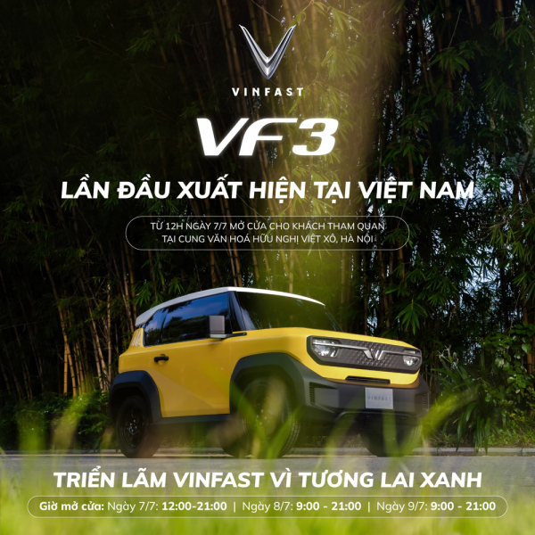 Triển lãm “Vinfast - Vì tương lai xanh” tại Hà Nội: Ra mắt bộ tứ xe điện Vinfast mới -0
