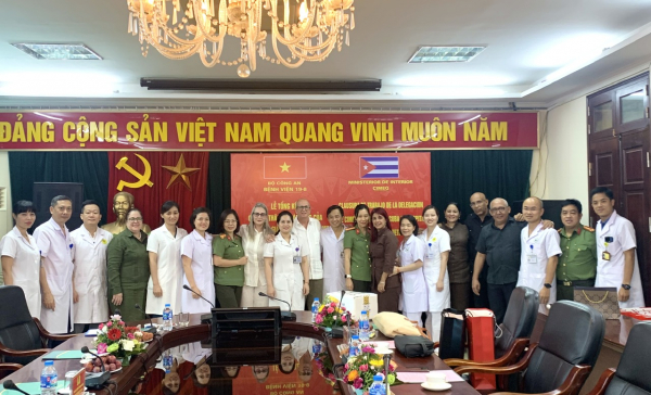 Thắt chặt mối quan hệ gắn bó keo sơn giữa hai bệnh viện đầu ngành của Bộ Công an Việt Nam và Bộ Nội vụ Cuba -0