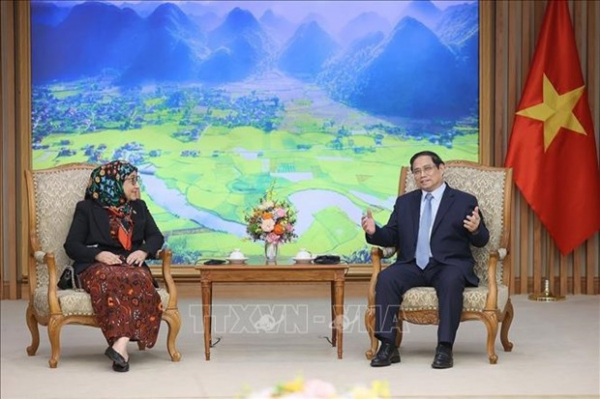 PM Pham Minh Chinh hosts Bruneian Ambassador -0
