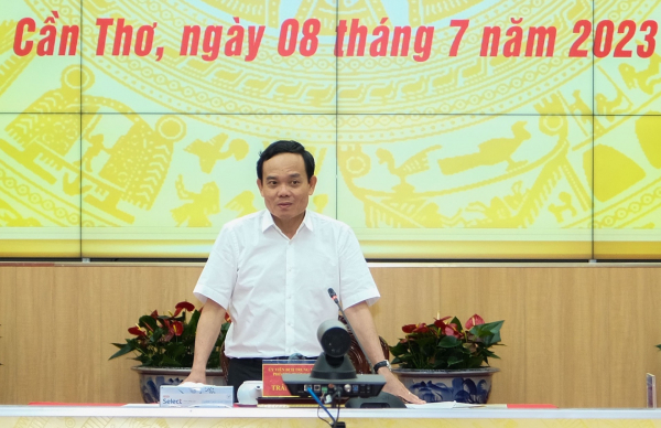 Phó Thủ tướng Trần Lưu Quang làm việc với Cần Thơ về các dự án ODA -0