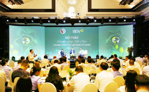 BIDV tổ chức Hội thảo “Doanh nghiệp Việt Nam - Chung tay kiến tạo Kinh tế Xanh” -0