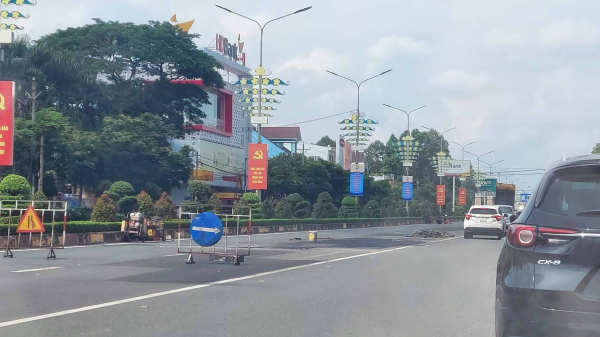 Quốc lộ 14 đoạn qua Bình Phước vừa sửa xong lại hỏng  -0