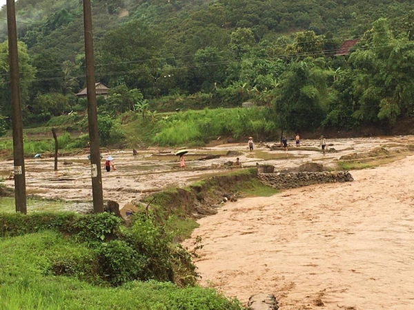Sơn La: Mưa lớn gây ngập lụt trên diện rộng -0