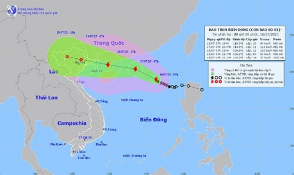 Tropical depression strengthens into Storm Talim -0