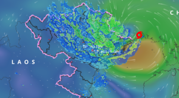 Bão số 1 vào đất liền Trung Quốc, Bắc Bộ có nơi mưa to trên 300mm -0