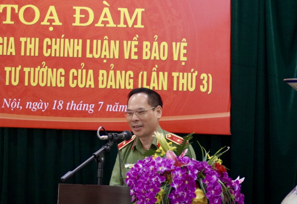 Tướng lĩnh, sĩ quan Công an hưu trí tích cực tham gia bảo vệ nền tảng tư tưởng của Đảng -0