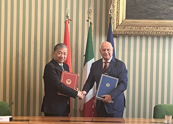Việt Nam - Italy nâng cao năng lực hợp tác phòng, chống tội phạm -0