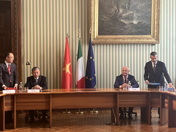 Việt Nam - Italy nâng cao năng lực hợp tác phòng, chống tội phạm -1
