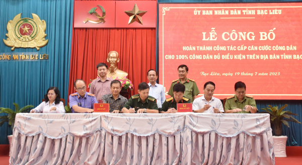 Bạc Liêu công bố hoàn thành cấp 100% căn cước công dân -0