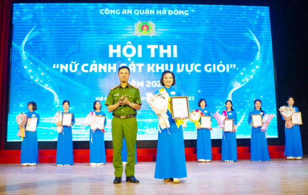 Sôi nổi hội thi tranh tài nữ Cảnh sát khu vực giỏi -0