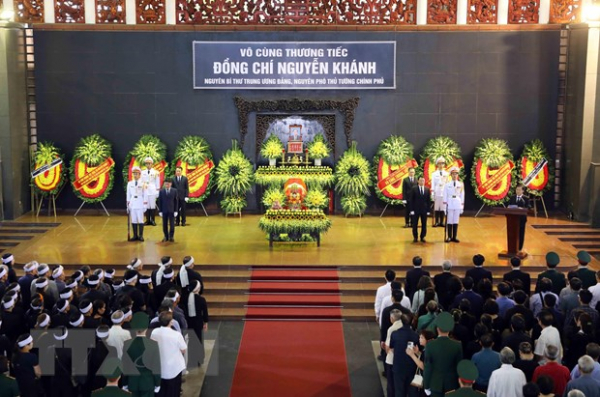 Tổ chức trọng thể Lễ tang nguyên Phó Thủ tướng Nguyễn Khánh -0