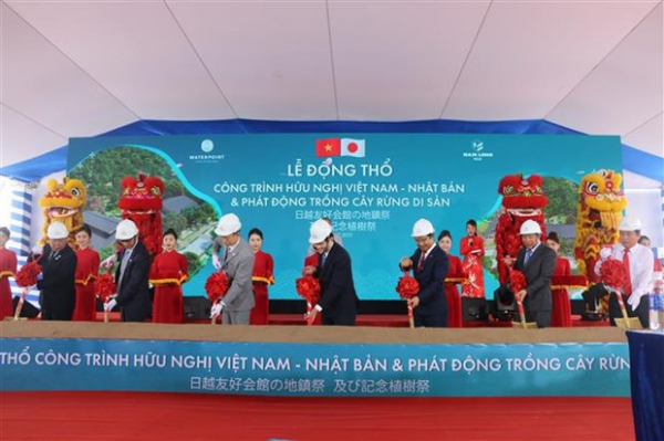 Construction of Vietnam-Japan friendship house begins in Long An -0