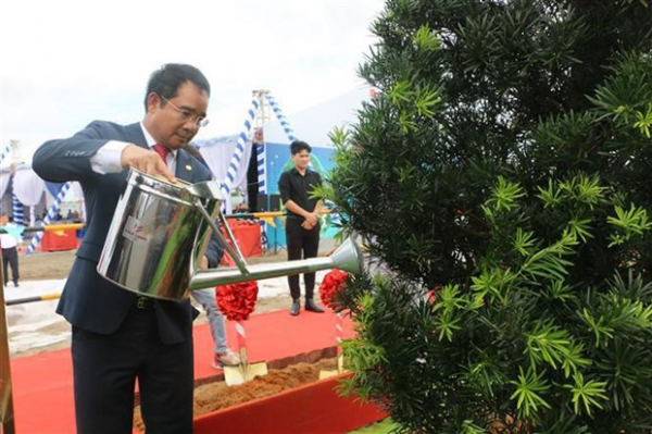 Construction of Vietnam-Japan friendship house begins in Long An -0