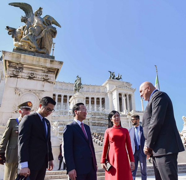 Toàn cảnh chuyến thăm Cộng hòa Italy và Tòa thánh Vatican của Chủ tịch nước -1