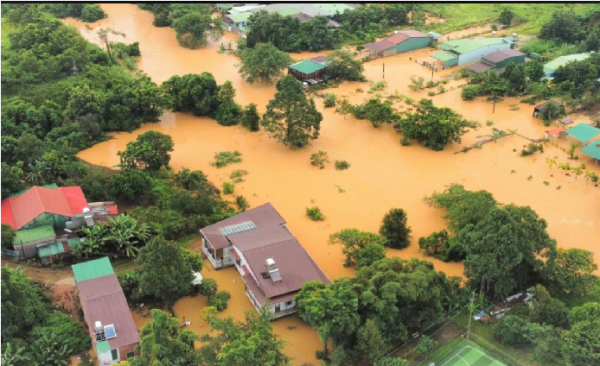 Mưa lớn, Tây Nguyên nhiều nơi bị ngập lụt -0