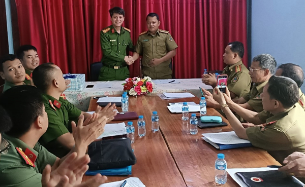 Công an Quảng Nam hỗ trợ nâng cao năng lực phòng, chống ma túy cho Công an tỉnh Xê Kông -0