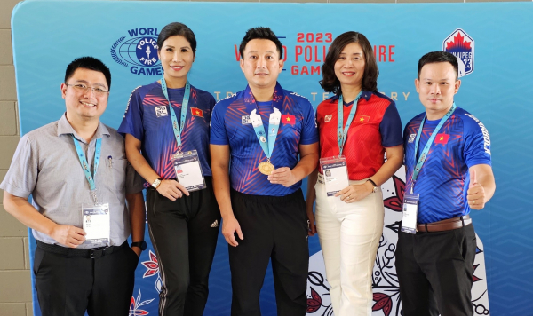 Đoàn Thể thao CAND Việt Nam giành Huy chương Vàng Thế vận hội Cảnh sát và cứu hoả 2023 -0