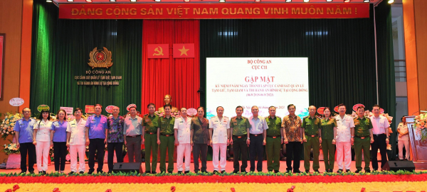 Gặp mặt 5 năm thành lập Cục Cảnh sát Quản lý tạm giữ, tạm giam và  thi hành án hình sự tại cộng đồng -0