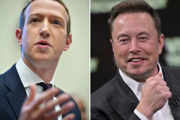 Tỷ phú Elon Musk lhai chiến ông trùm Meta Mark Zuckerberg  -0