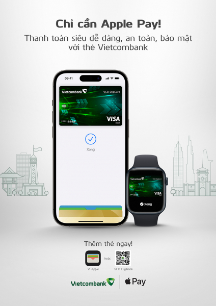 Vietcombank giới thiệu Apple Pay đến khách hàng -0