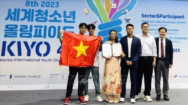 Quang Ninh students bag gold medal at RoK international science olympiad -0
