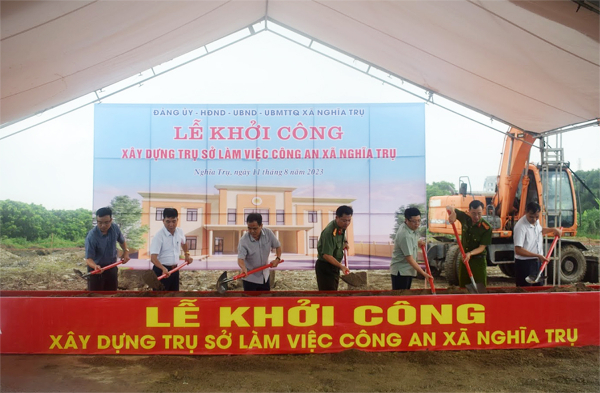 Hưng Yên: Khởi công xây dựng 2 trụ sở Công an xã -0