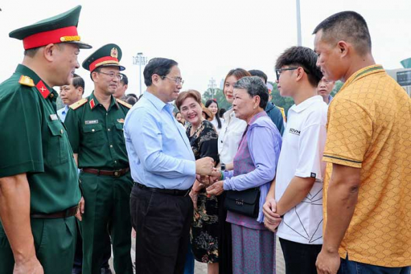 Thủ tướng Phạm Minh Chính kiểm tra công tác tu bổ định kỳ Lăng Chủ tịch Hồ Chí Minh -3