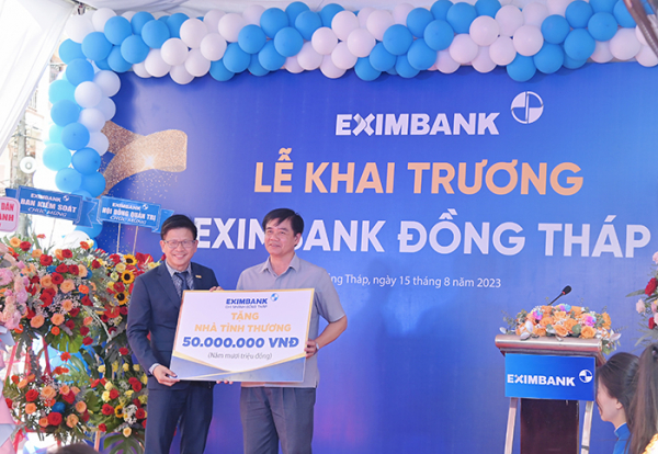 Eximbank khai trương chi nhánh và phòng giao dịch mới tại tỉnh Đồng Tháp và thị xã Giá Rai (tỉnh Bạc Liêu) -1