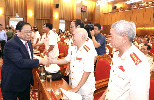 Thủ tướng Phạm Minh Chính dự khai mạc Đại hội thành lập Hội Cựu CAND Việt Nam. -0