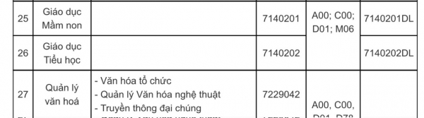 Trường Đại học chưa được giao chỉ tiêu nhóm ngành Giáo dục Tiểu học và Mầm non nhưng vẫn tuyển sinh? -2