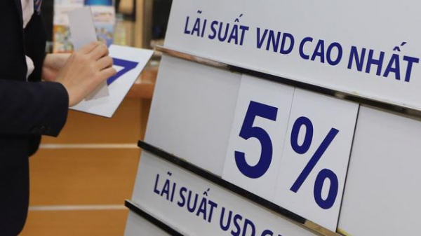 Lãi suất huy động cao nhất tại 4 ngân hàng lớn chỉ còn 5,8% -0