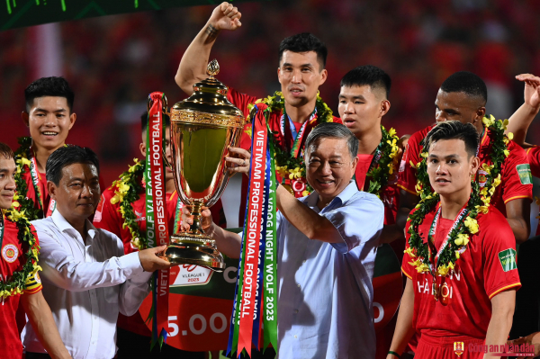 CLB Công an Hà Nội vô địch V.league 2023 -0