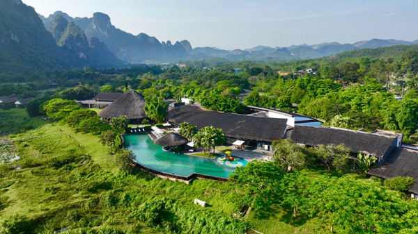 Có một “bản Mường thu nhỏ” tại Serena Resort Kim Bôi vào mùa thu -0