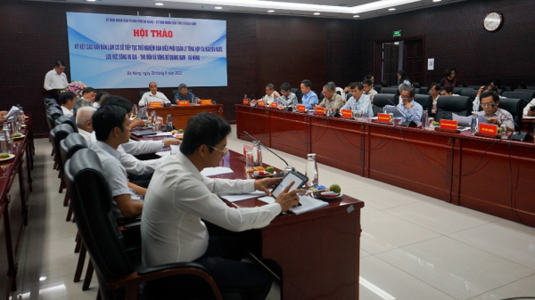 Quảng Nam - Đà Nẵng phối hợp đảm bảo an ninh nguồn nước và ứng phó biển đổi khí hậu  -0