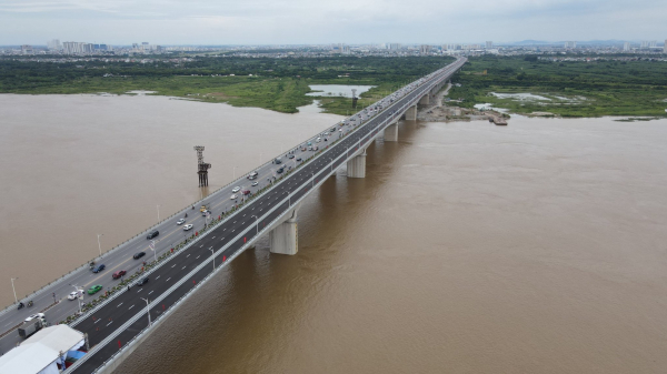 Thủ tướng Chính phủ cắt băng khánh thành Cầu Vĩnh Tuy giai đoạn 2 -0