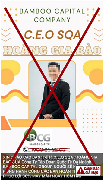 Bamboo Capital cảnh báo việc mạo danh doanh nghiệp để lừa đảo -0