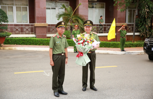 Bộ trưởng Tô Lâm thăm và làm việc tại Công an tỉnh Bà Rịa-Vũng Tàu -0