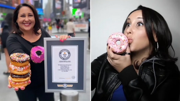 robyn schall cùng sách kỷ lục guinness của mình. ảnh the guinness record..png -0