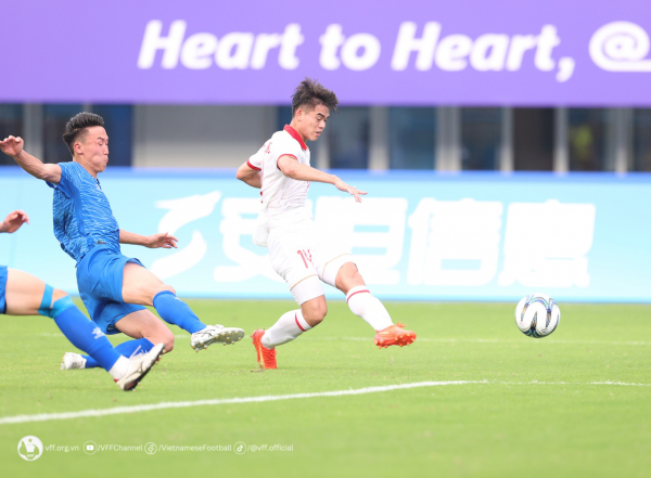 Olympic Việt Nam giành chiến thắng đầu tiên tại ASIAD 19 -0