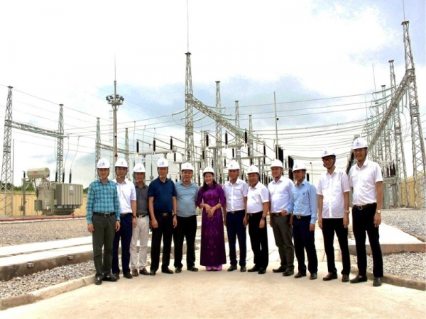 PC Thái Nguyên đóng điện thành công dự án đường dây và Trạm biến áp 110kV Yên Bình 8 -0