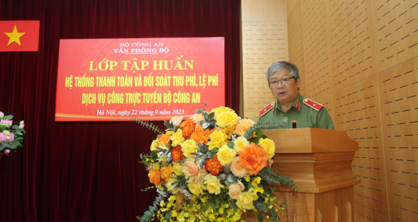 Nâng cao kỹ năng sử dụng hệ thống thanh toán trực tuyến và đối soát thu phí, lệ phí dịch vụ công trực tuyến Bộ Công an -0