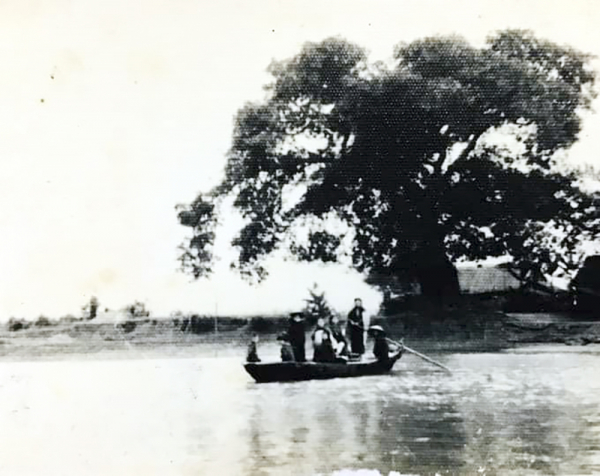 ảnh bến đò đồng dâu chụp năm 1960, do gs ts ngnd nguyễn văn đính, quê xóm đồng dâu cung cấp..jpg -1