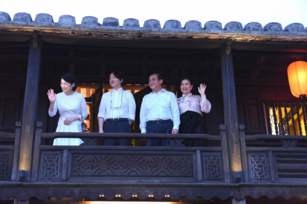 Japanese Crown Prince, Crown Princess visit world heritage sites in Quang Nam -0