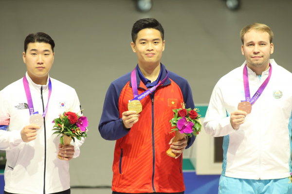 Thể thao Việt Nam có huy chương Vàng đầu tiên tại ASIAD 19 -0
