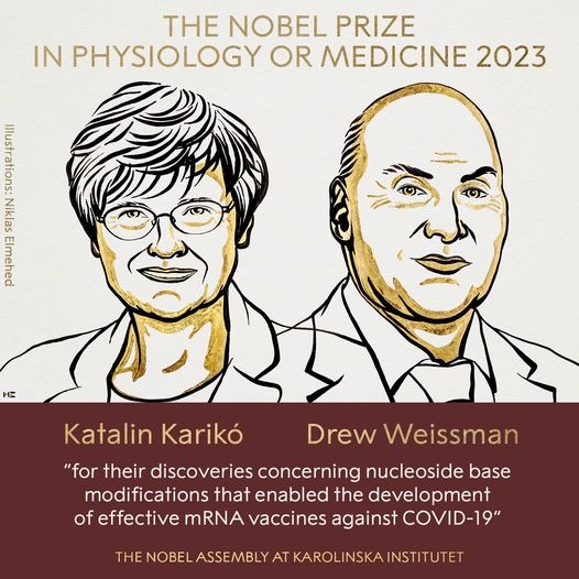 Chân dung hai nhà khoa học nhận giải Nobel Y sinh 2023 -0